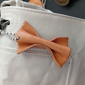 Bow tie pasta bag charm